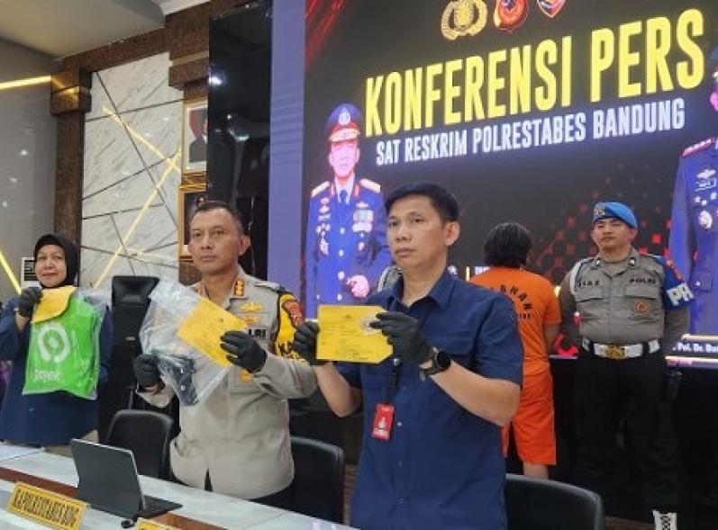 Polrestabes Bandung Ringkus Pelaku Penipuan Emas dan Penembakan di Sukajadi